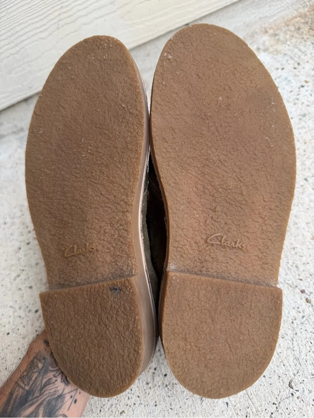 Clarks Bushacre 3 Suede Chukka Desert Boots Extreme Comfort Men Size 8 Sand